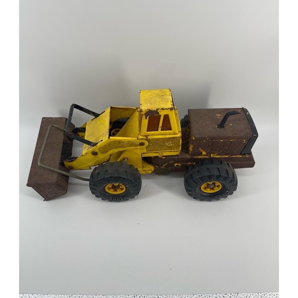 Tonka Other - 1967 Vintage Tonka 20" Front End Loader Tractor USA Works Great Rust Patina Wear